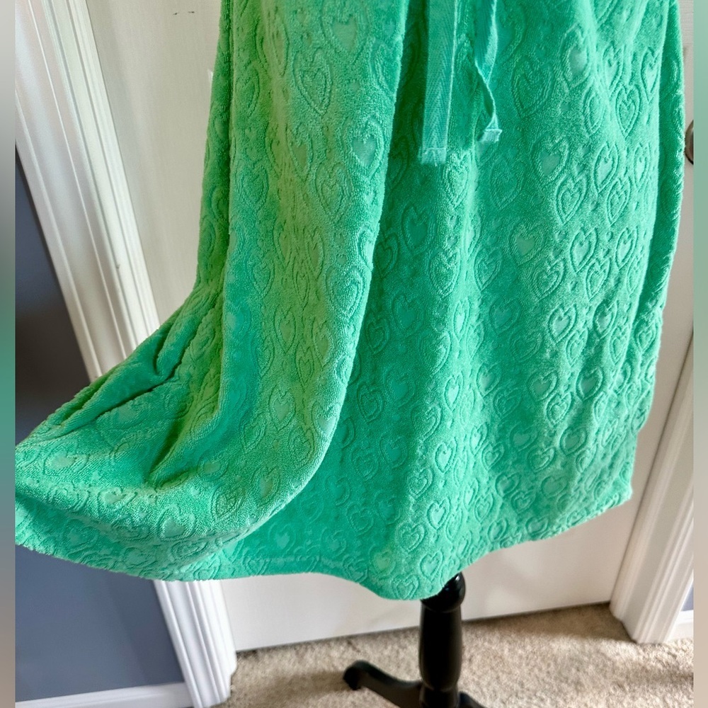 Xhilaration Green Swim Cover-Up Women’s Medium. NWOT Heart Pattern - Picture 3 of 6